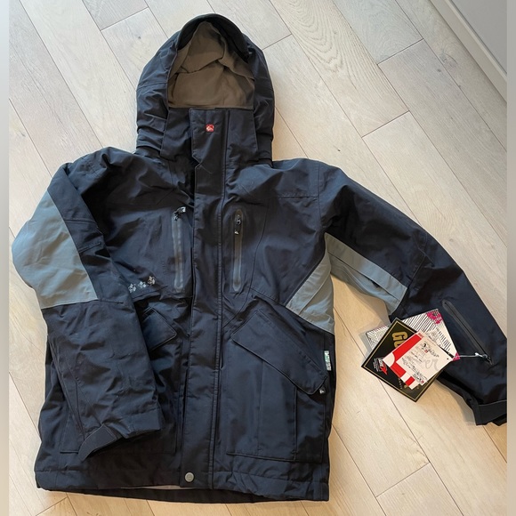 NWT • Quicksilver Ski Gore-tex Utility Jacket w/ Recco Avalanche Reflector SizeM - Picture 1 of 10
